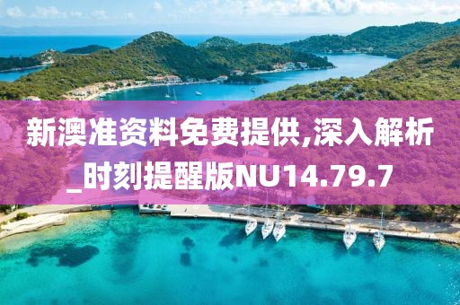 新澳准资料免费提供,深入解析_时刻提醒版NU14.79.7