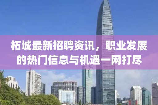 柘城最新招聘资讯，职业发展的热门信息与机遇一网打尽