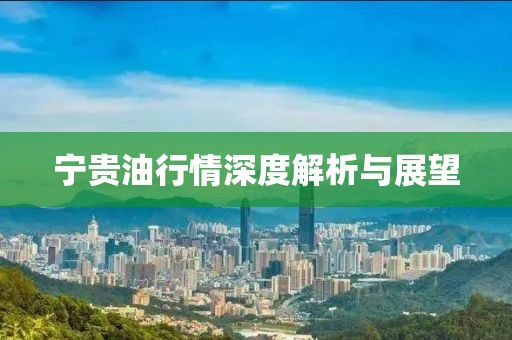 宁贵油行情深度解析与展望