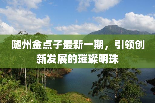 随州金点子最新一期，引领创新发展的璀璨明珠