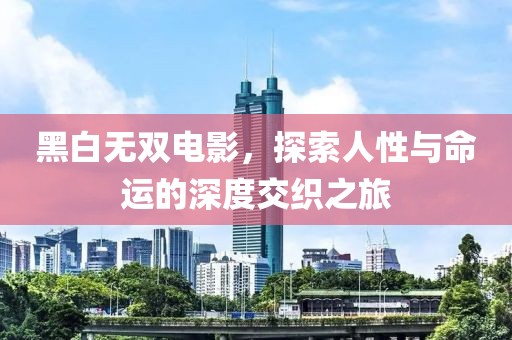 黑白无双电影，探索人性与命运的深度交织之旅