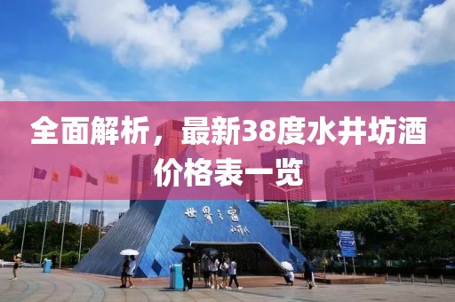 全面解析，最新38度水井坊酒价格表一览