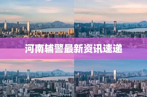 河南辅警最新资讯速递