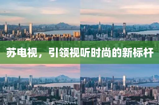 苏电视，引领视听时尚的新标杆
