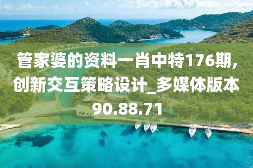 管家婆的资料一肖中特176期,创新交互策略设计_多媒体版本90.88.71