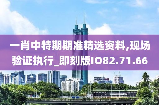 一肖中特期期准精选资料,现场验证执行_即刻版IO82.71.66