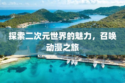 探索二次元世界的魅力，召唤动漫之旅