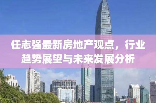 任志强最新房地产观点，行业趋势展望与未来发展分析