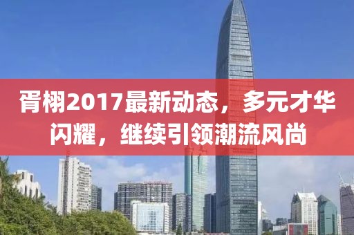 胥栩2017最新动态，多元才华闪耀，继续引领潮流风尚