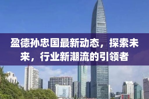 盈德孙忠国最新动态，探索未来，行业新潮流的引领者