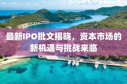 最新IPO批文揭晓，资本市场的新机遇与挑战来临