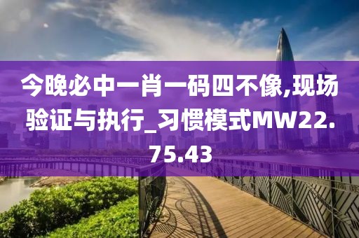 今晚必中一肖一码四不像,现场验证与执行_习惯模式MW22.75.43