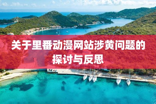 关于里番动漫网站涉黄问题的探讨与反思