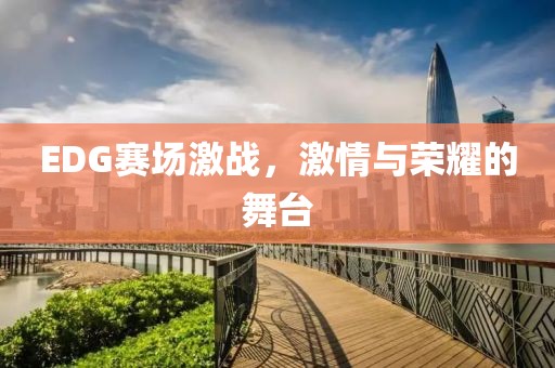EDG赛场激战，激情与荣耀的舞台