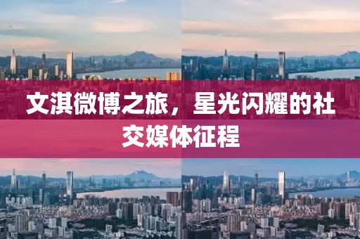 文淇微博之旅，星光闪耀的社交媒体征程