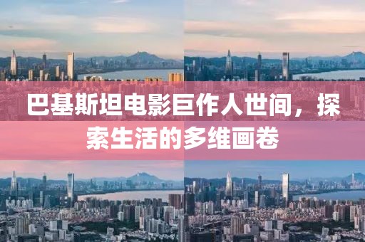 巴基斯坦电影巨作人世间，探索生活的多维画卷