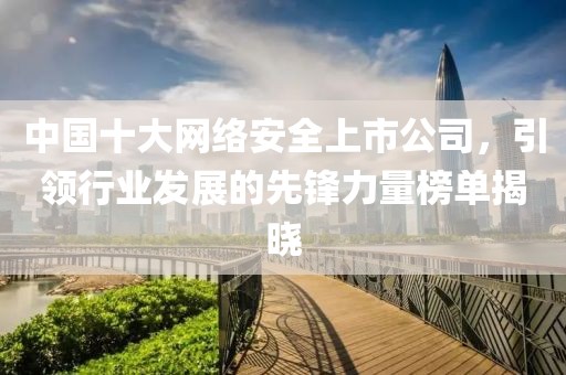 中国十大网络安全上市公司，引领行业发展的先锋力量榜单揭晓