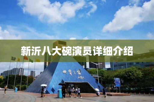 新沂八大碗演员详细介绍