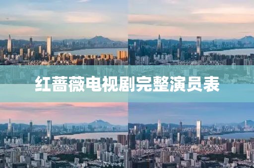 红蔷薇电视剧完整演员表