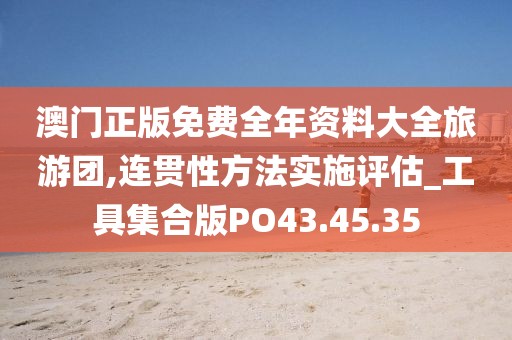 澳门正版免费全年资料大全旅游团,连贯性方法实施评估_工具集合版PO43.45.35