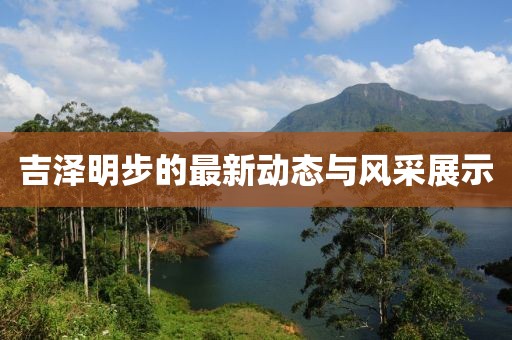 吉泽明步的最新动态与风采展示