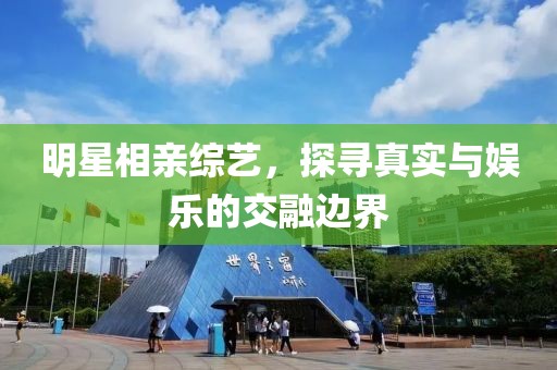 明星相亲综艺，探寻真实与娱乐的交融边界