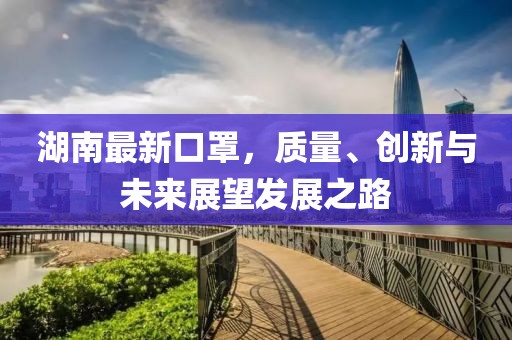 湖南最新口罩，质量、创新与未来展望发展之路