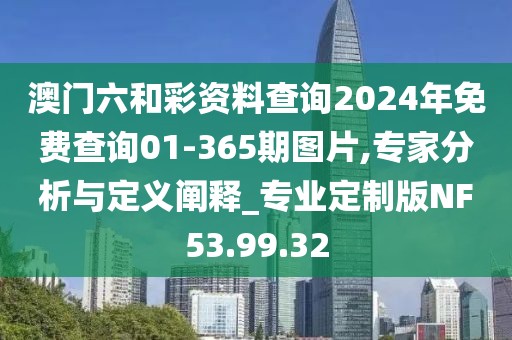 澳门六和彩资料查询2024年免费查询01-365期图片,专家分析与定义阐释_专业定制版NF53.99.32