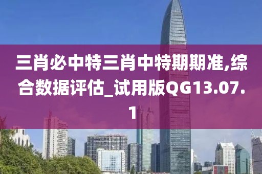 三肖必中特三肖中特期期准,综合数据评估_试用版QG13.07.1