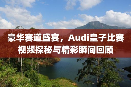 豪华赛道盛宴，Audi皇子比赛视频探秘与精彩瞬间回顾