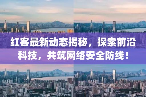红客最新动态揭秘，探索前沿科技，共筑网络安全防线！