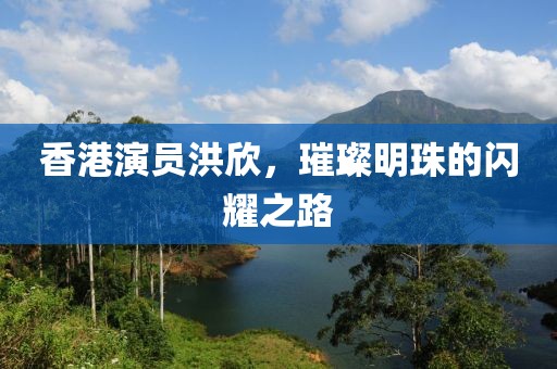 香港演员洪欣，璀璨明珠的闪耀之路