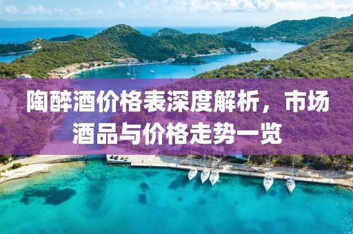 陶醉酒价格表深度解析，市场酒品与价格走势一览