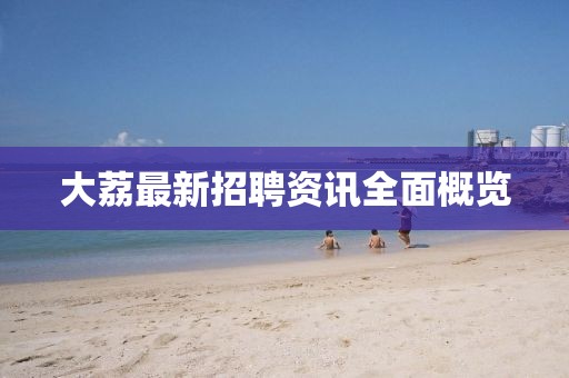 大荔最新招聘资讯全面概览