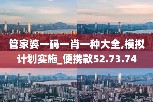 管家婆一码一肖一种大全,模拟计划实施_便携款52.73.74