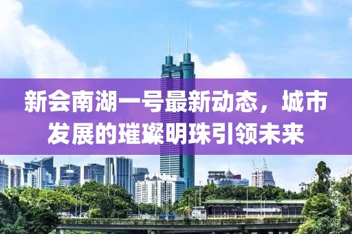 新会南湖一号最新动态，城市发展的璀璨明珠引领未来