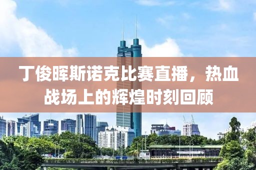 丁俊晖斯诺克比赛直播，热血战场上的辉煌时刻回顾