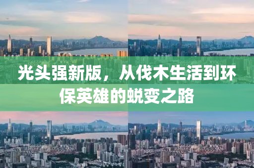 光头强新版，从伐木生活到环保英雄的蜕变之路