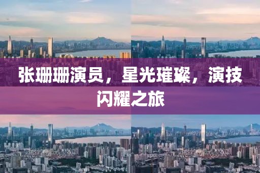 张珊珊演员，星光璀璨，演技闪耀之旅