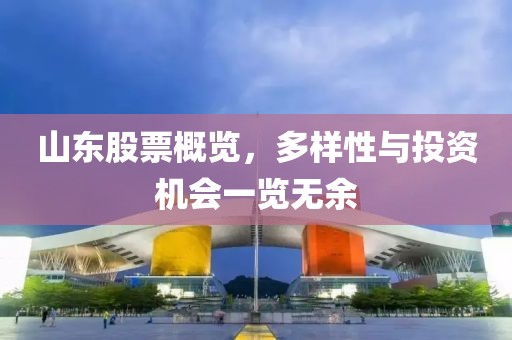 山东股票概览，多样性与投资机会一览无余