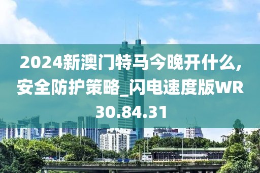 2024新澳门特马今晚开什么,安全防护策略_闪电速度版WR30.84.31