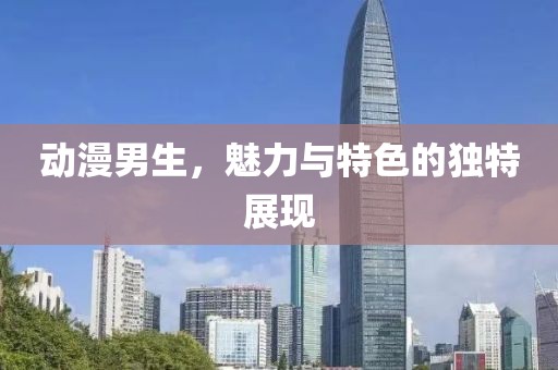 动漫男生，魅力与特色的独特展现