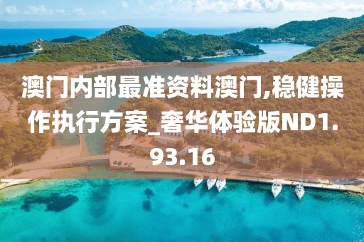 澳门内部最准资料澳门,稳健操作执行方案_奢华体验版ND1.93.16