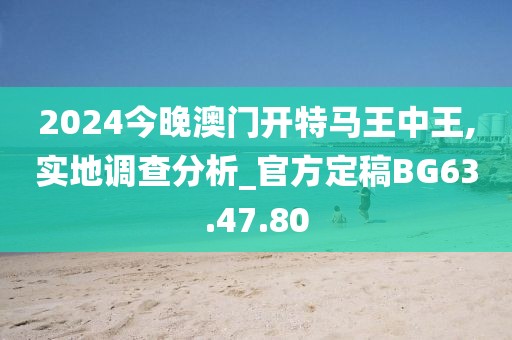 2024今晚澳门开特马王中王,实地调查分析_官方定稿BG63.47.80