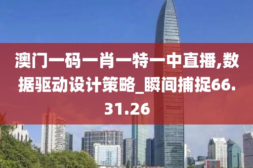 澳门一码一肖一特一中直播,数据驱动设计策略_瞬间捕捉66.31.26