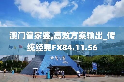 澳门管家婆,高效方案输出_传统经典FX84.11.56