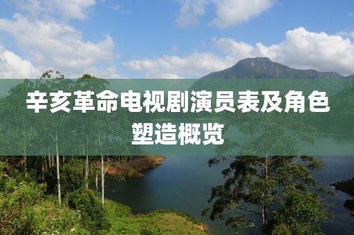 辛亥革命电视剧演员表及角色塑造概览