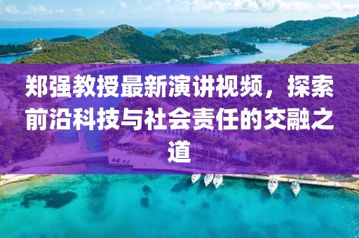 郑强教授最新演讲视频，探索前沿科技与社会责任的交融之道