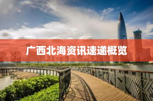 广西北海资讯速递概览