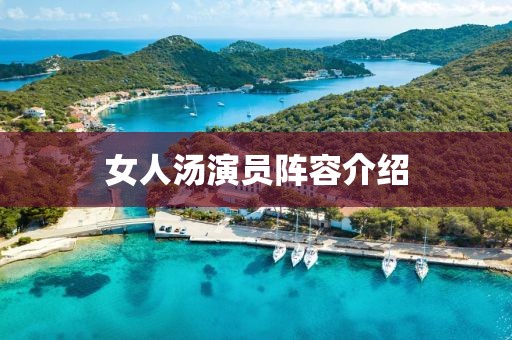 女人汤演员阵容介绍